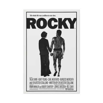 Rocky Movie Poster Wall Art & Canvas Print