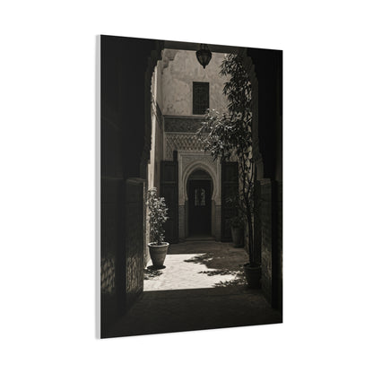 Moorish Courtyard Archway Light Wall Art & Canvas Prints