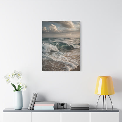 Rolling Shoreline Ocean Curl Wall Art & Canvas Print
