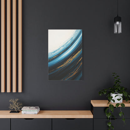 Azure Current Gold Accent Wall Art & Canvas Prints