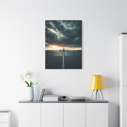 Runway Departure Storm Sky Wall Art & Canvas Prints.