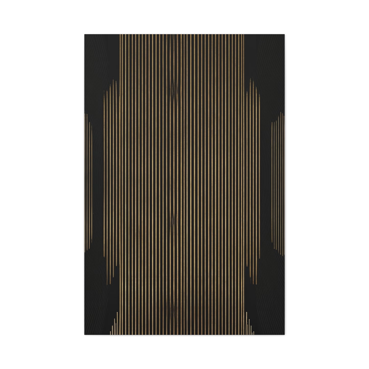 Midnight Gold Column Abstract Wall Art & Canvas Prints