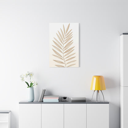 Neutral Palm Silhouette Wall Art & Canvas Prints
