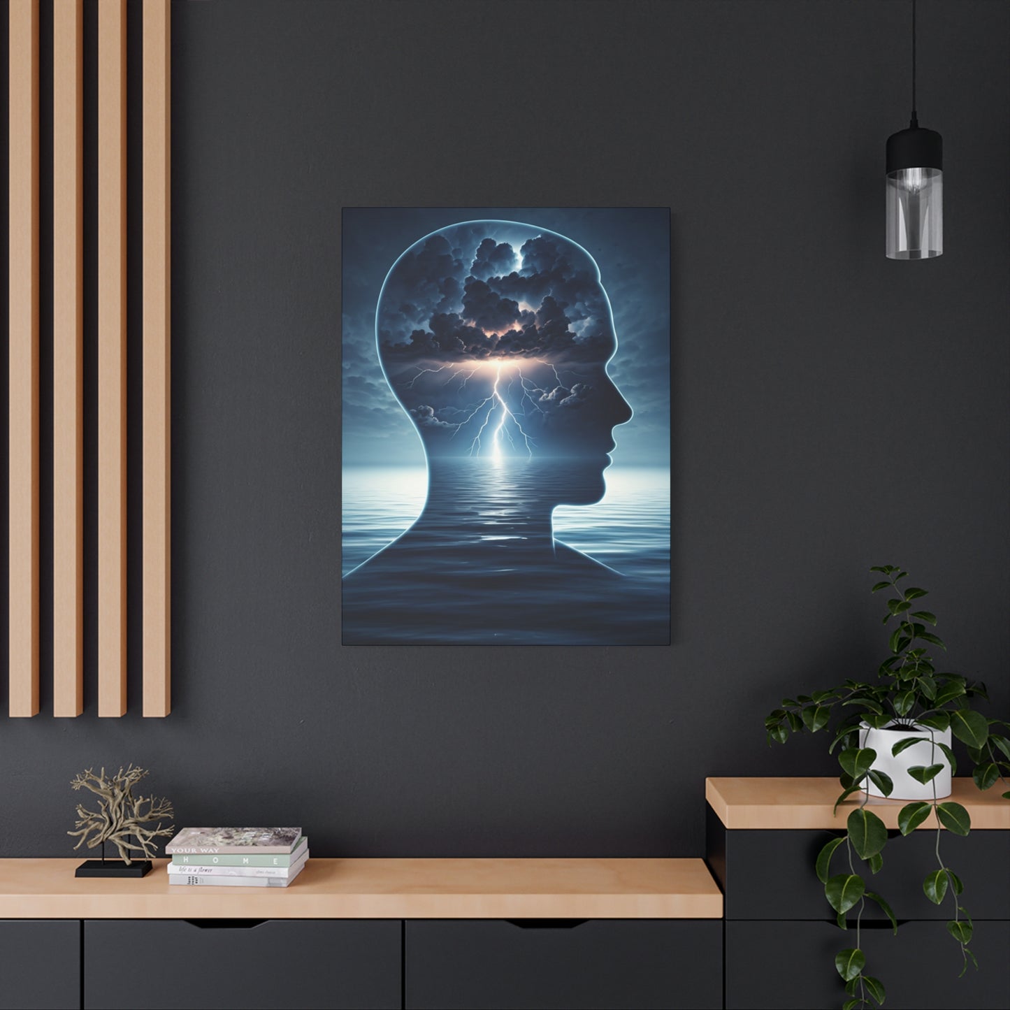 Mind Storm Reflection Wall Art & Canvas Prints
