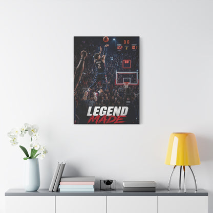 Legend Made Championship Basketball Sports Wall Art & Canvas Print