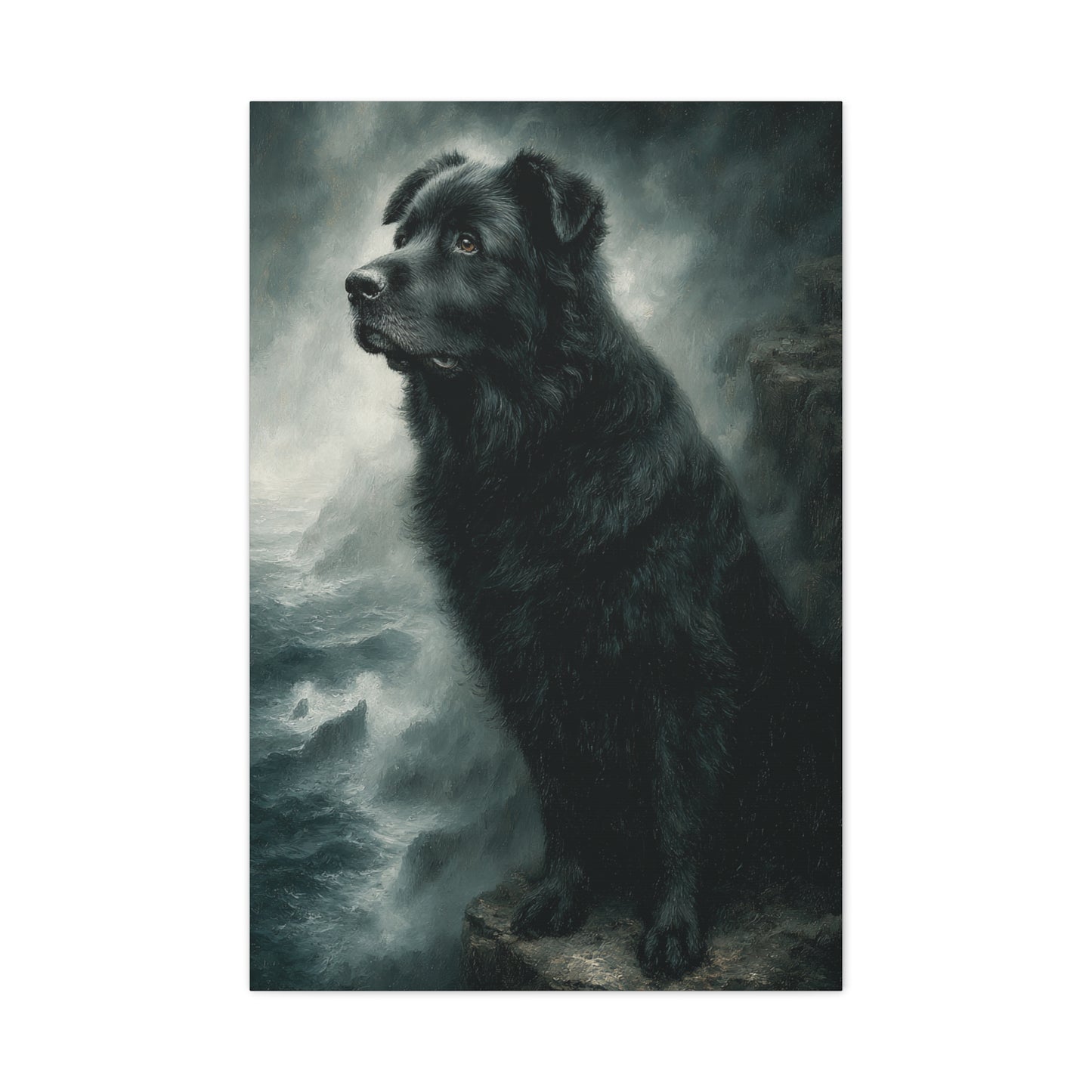 Newfoundland Storm Coast Guardian Wall Art & Canvas Print
