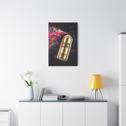 Create Reality Spray Explosion Street Wall Art & Canvas Print