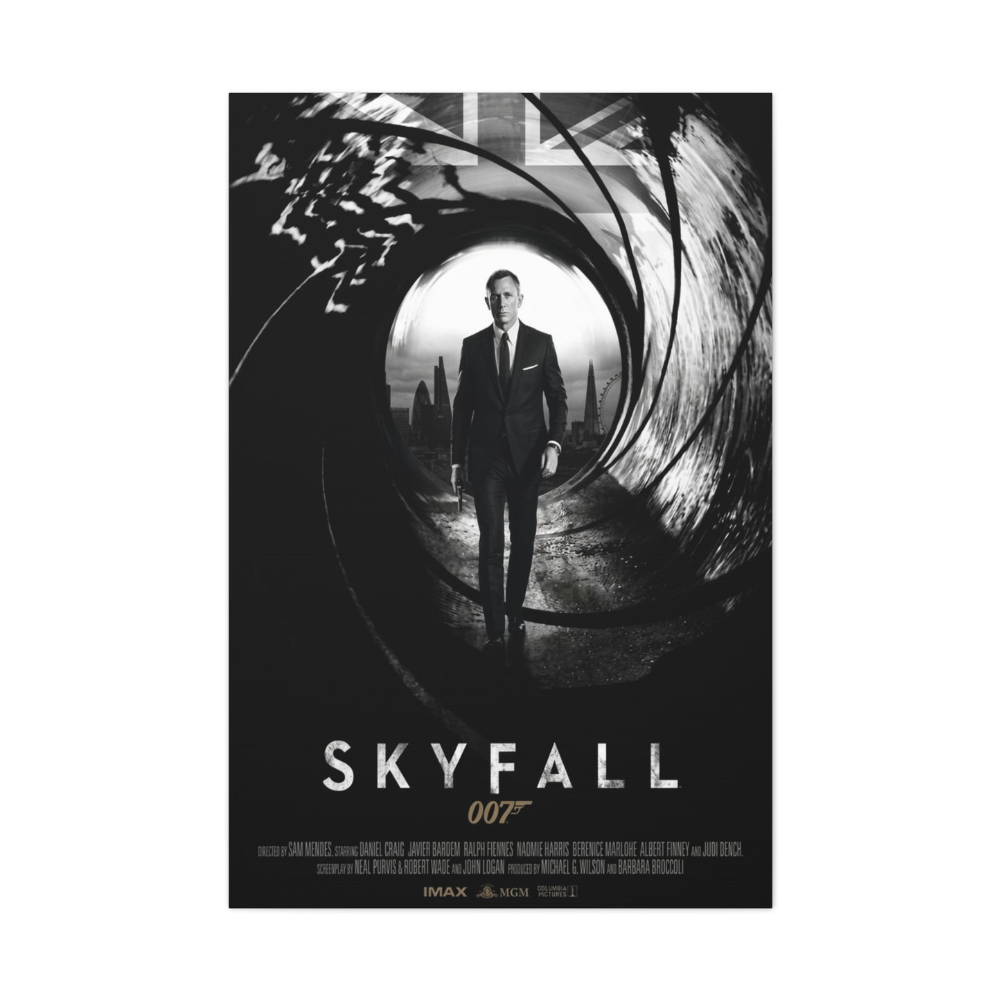 Skyfall Movie Poster Wall Art & Canvas Print