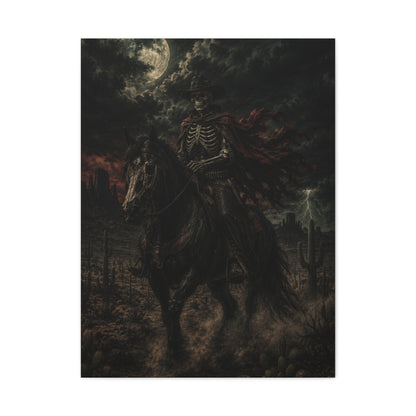 Storm Rider Gothic Western Scene Wall Art & Canvas Print