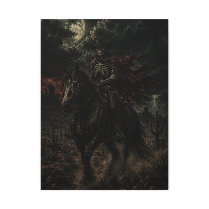 Storm Rider Gothic Western Scene Wall Art & Canvas Print