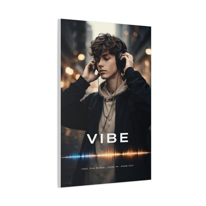Vibe Music Poster Wall Art & Canvas Print