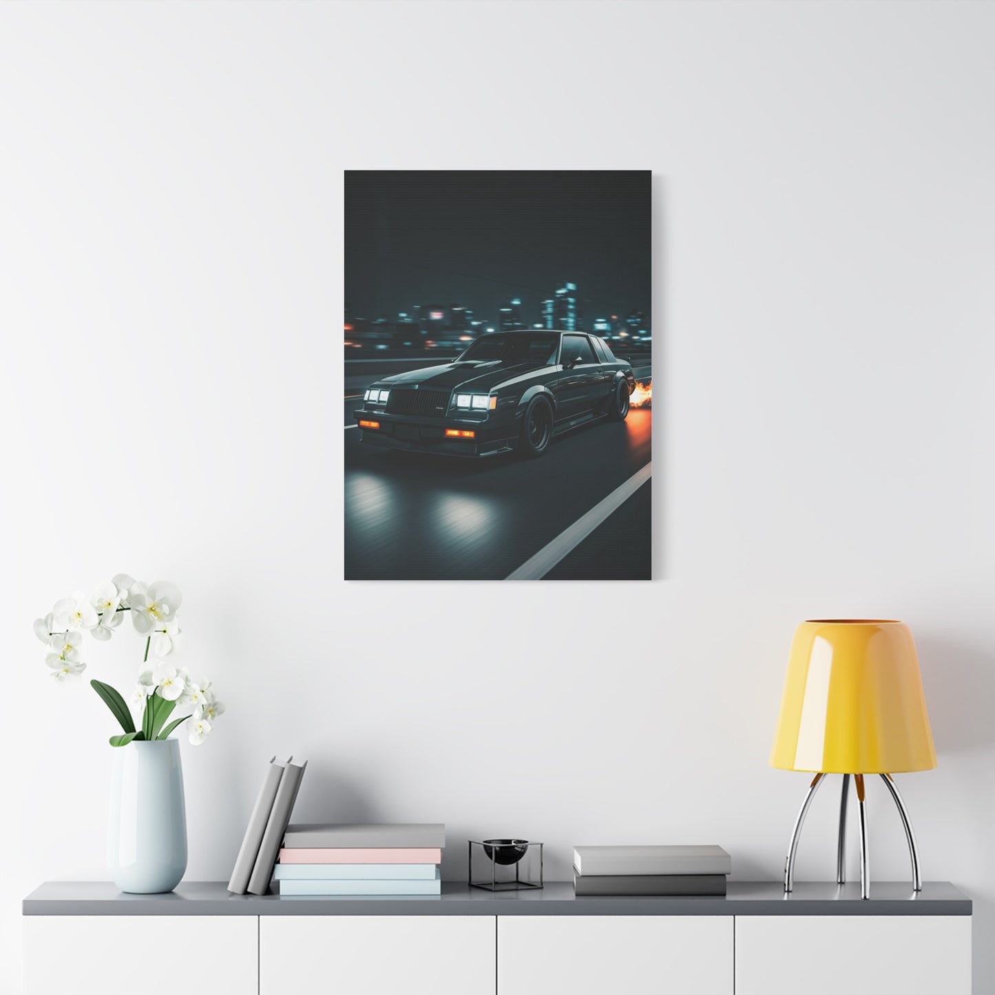 1987 Buick Regal GNX Midnight Turbo Assault Wall Art & Canvas Prints