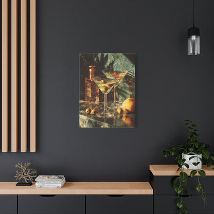 Dirty Martini Cocktail Still Life Wall Art & Canvas Print