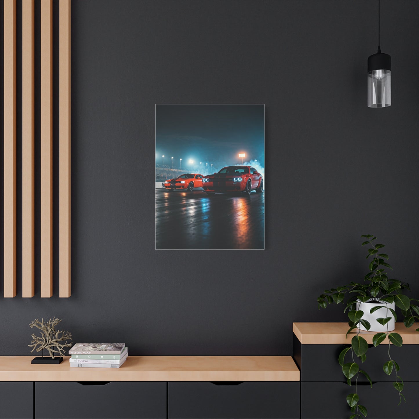 Midnight Pre-Launch Showdown – Hellcat Redeye vs Demon 170 Wall Art & Canvas Prints