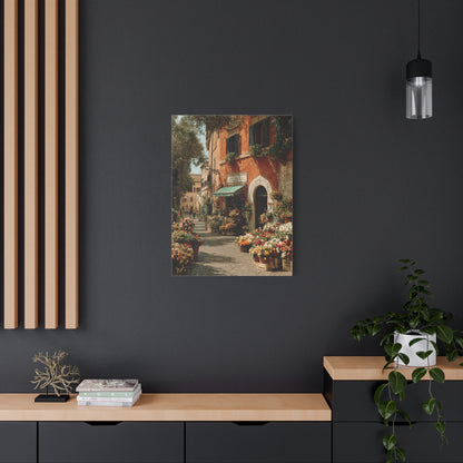 Italian Flower Market Street Wall Art & Canvas Print