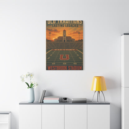 Vintage Stadium Legacy Sports Wall Art & Canvas Print