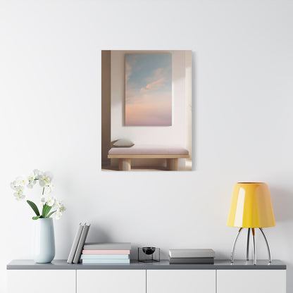 Soft Horizon Spa Waiting Room Wall Art & Canvas Print