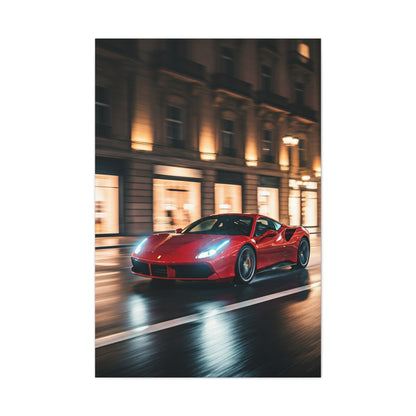 Ferrari 488 GTB City Boulevard Elegance Wall Art & Canvas Prints