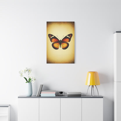 Vintage Monarch Butterfly Illustration Wall Art & Canvas Prints