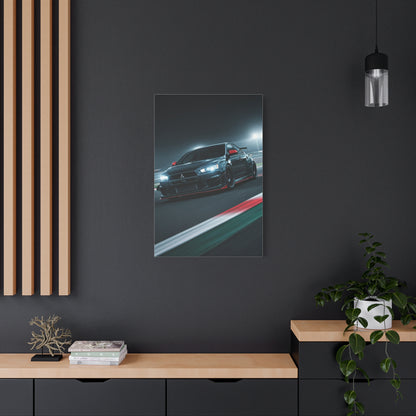 Mitsubishi Lancer Evolution X Circuit Attack Wall Art & Canvas Prints