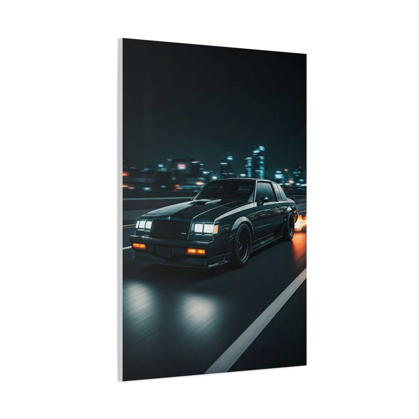 1987 Buick Regal GNX Midnight Turbo Assault Wall Art & Canvas Prints
