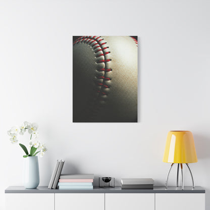 Close-Up Baseball Stitch Detail Wall Art & Canvas Prints