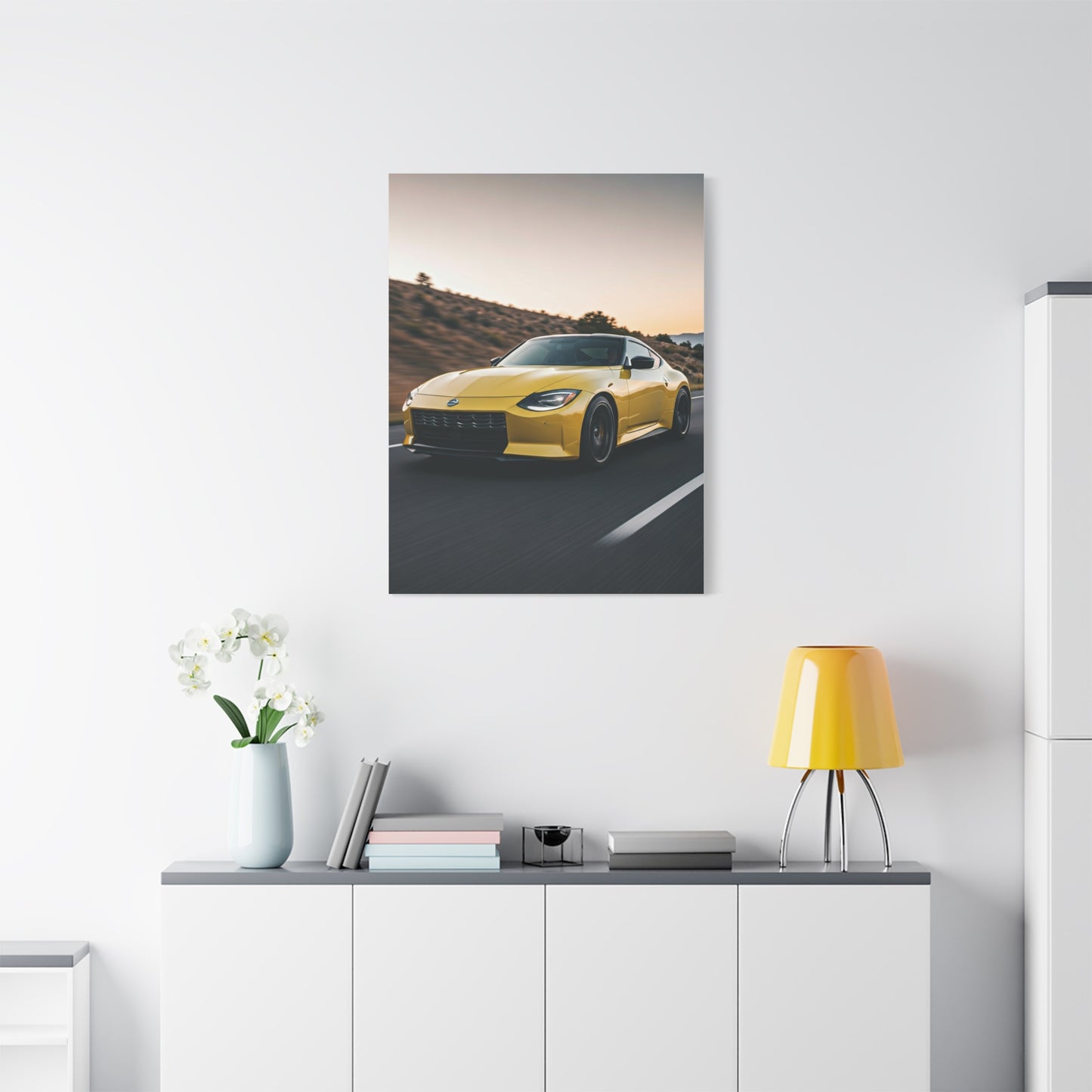 Nissan Z Scenic Countryside Drive Wall Art & Canvas Prints