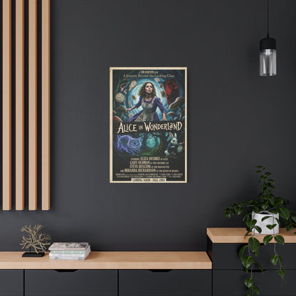 Alice in Wonderland Movie Poster Wall Art & Canvas Print
