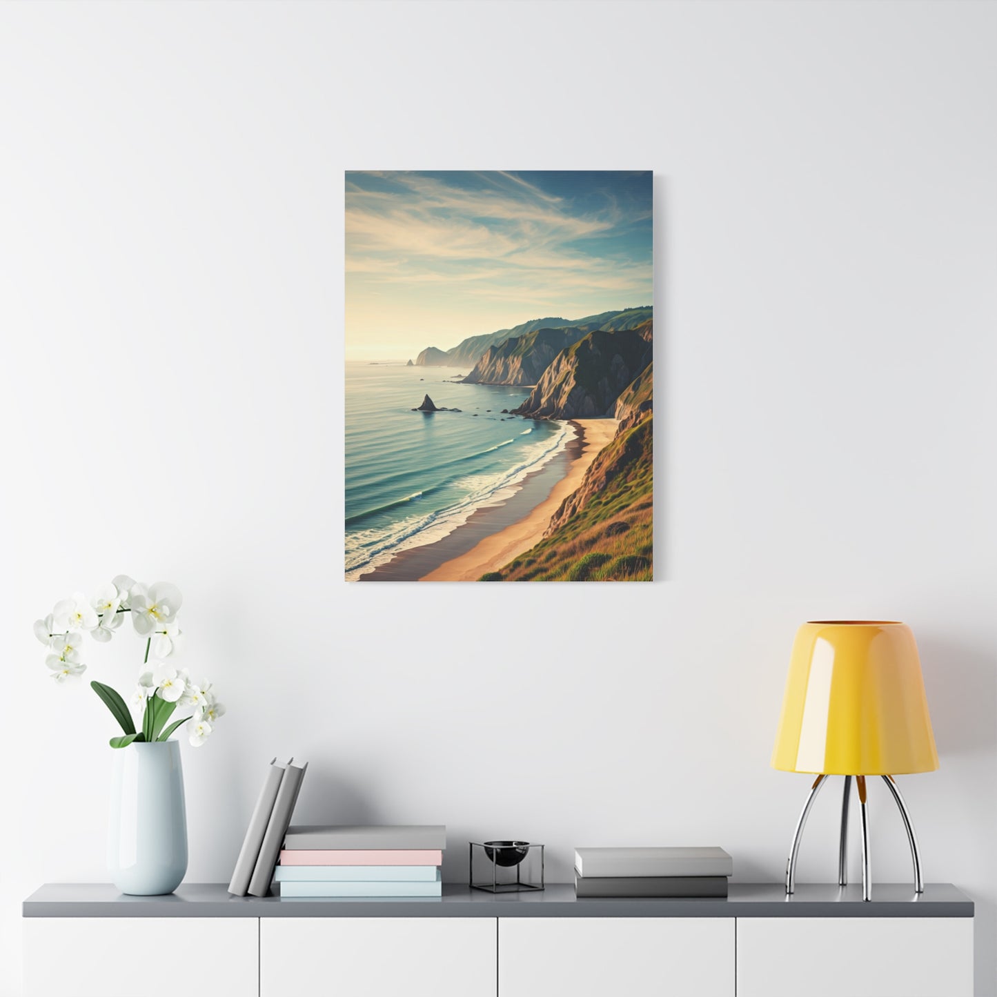 Majestic Cliffside Ocean Panorama Wall Art & Canvas Prints
