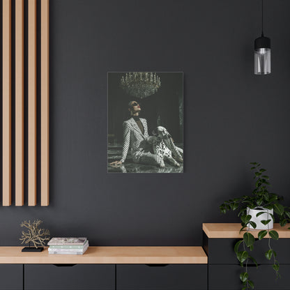 Dalmatian Fashion Editorial Portrait Wall Art & Canvas Print