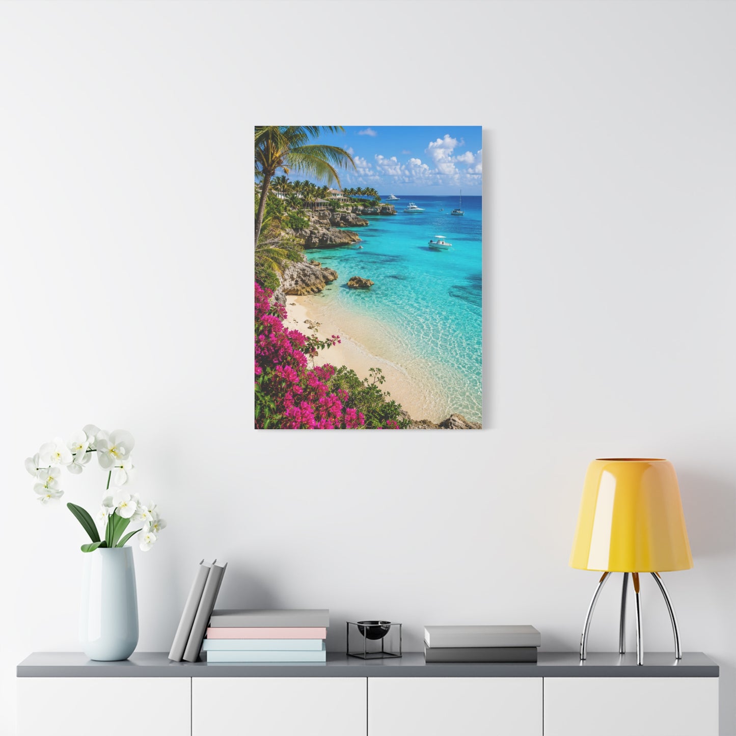 Grand Cayman Tropical Cove Wall Art & Canvas Print