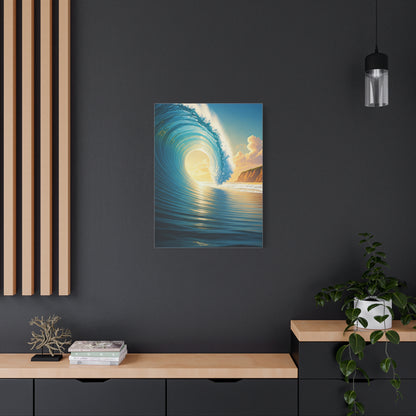 Sunset Tide Glow Coastal Wall Art & Canvas Prints