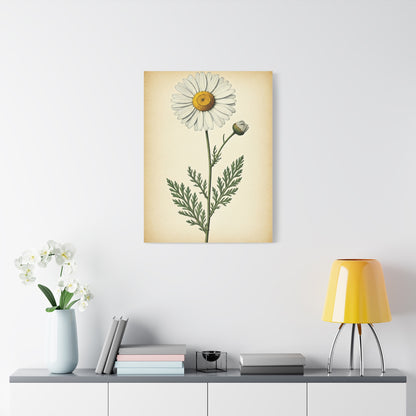 Wild Daisy Illustration Wall Art & Canvas Prints