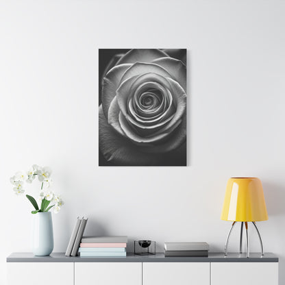 Monochrome Daisy Center Detail Wall Art & Canvas Prints