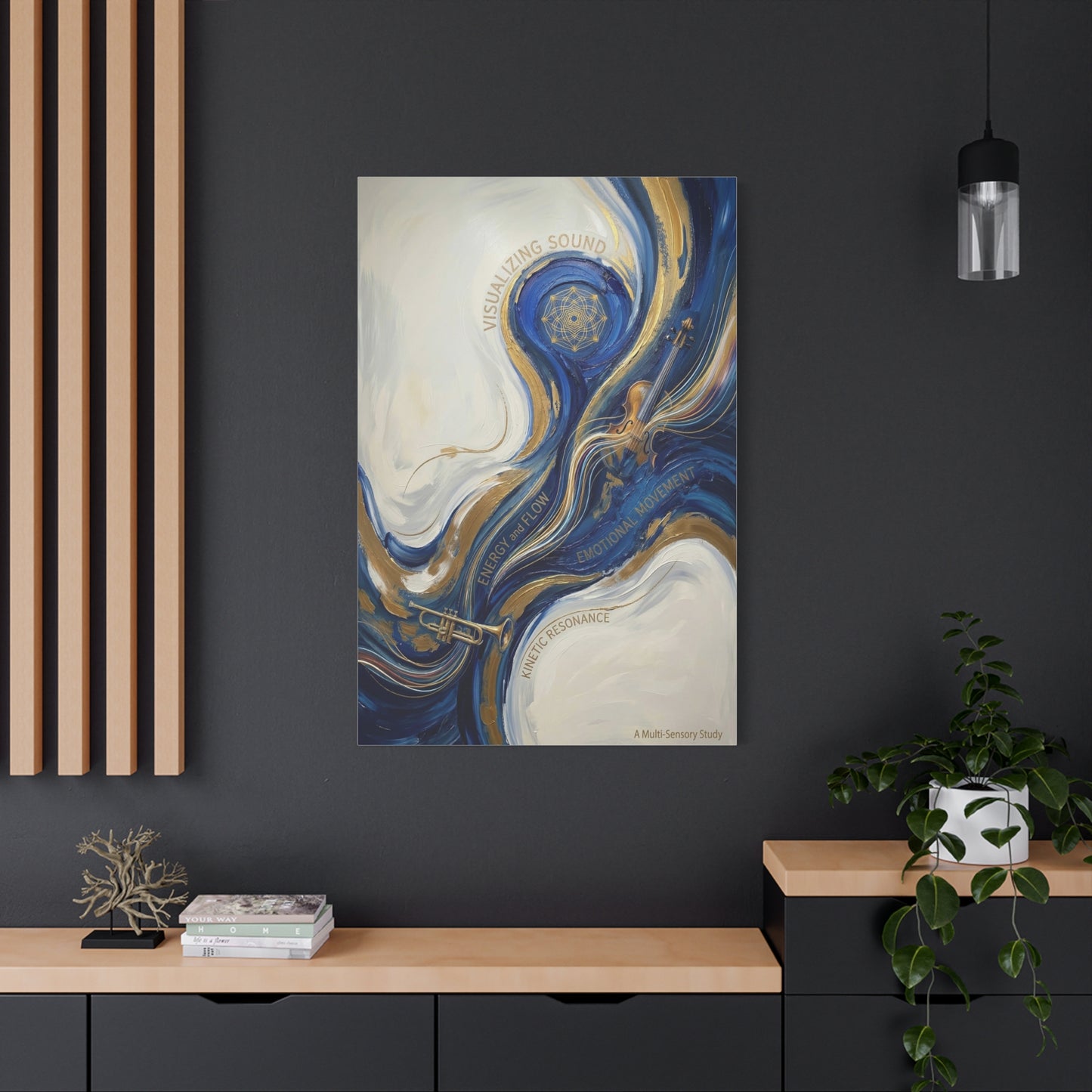 Visualizing Sound Concept Composition Wall Art & Canvas Print