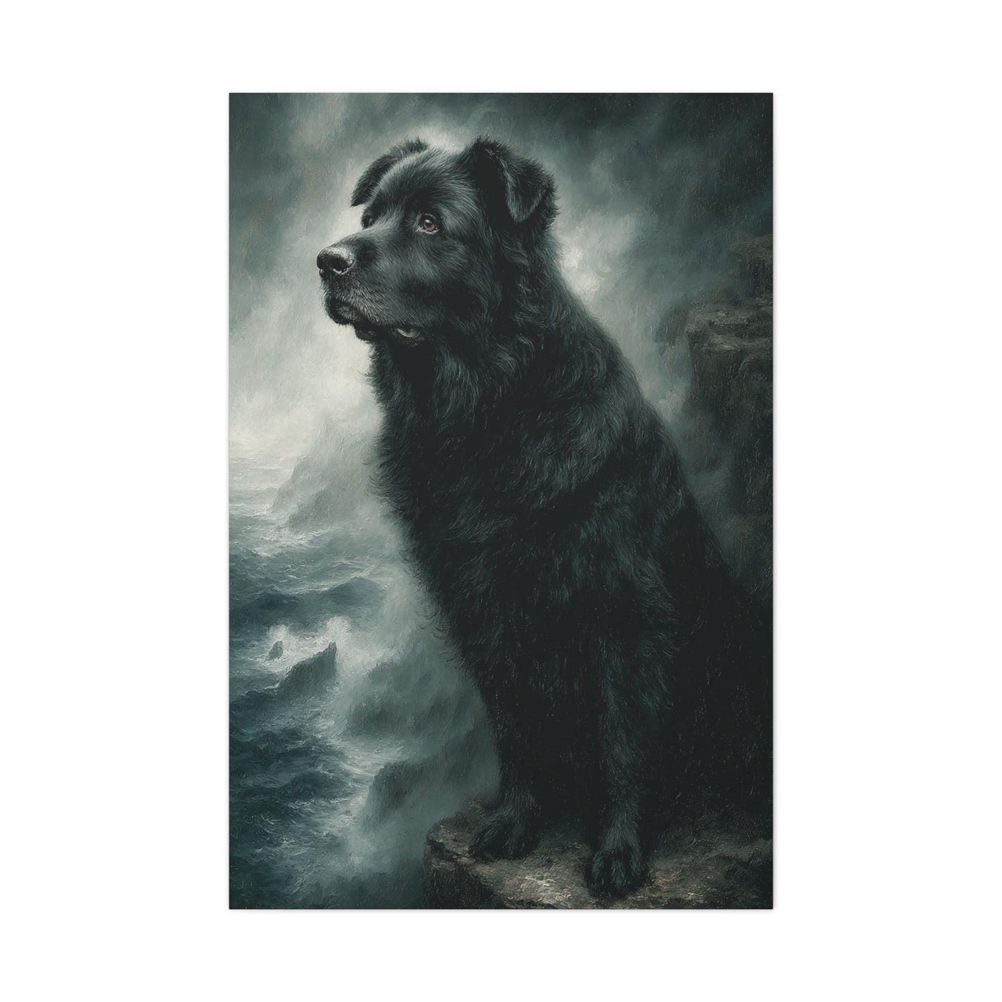 Newfoundland Storm Coast Guardian Wall Art & Canvas Print