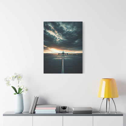 Runway Departure Storm Sky Wall Art & Canvas Prints.