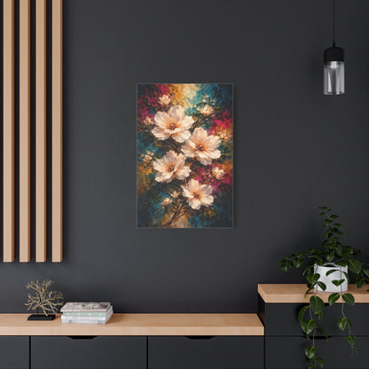 Oversized White Blossoms Floral Wall Art & Canvas Print
