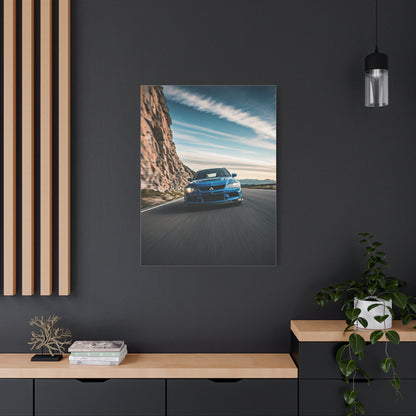 Mitsubishi Lancer Evolution IX High Altitude Mountain Road Wall Art & Canvas Prints
