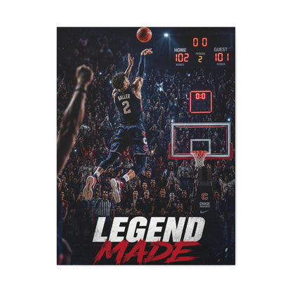 Legend Made Championship Basketball Sports Wall Art & Canvas Print