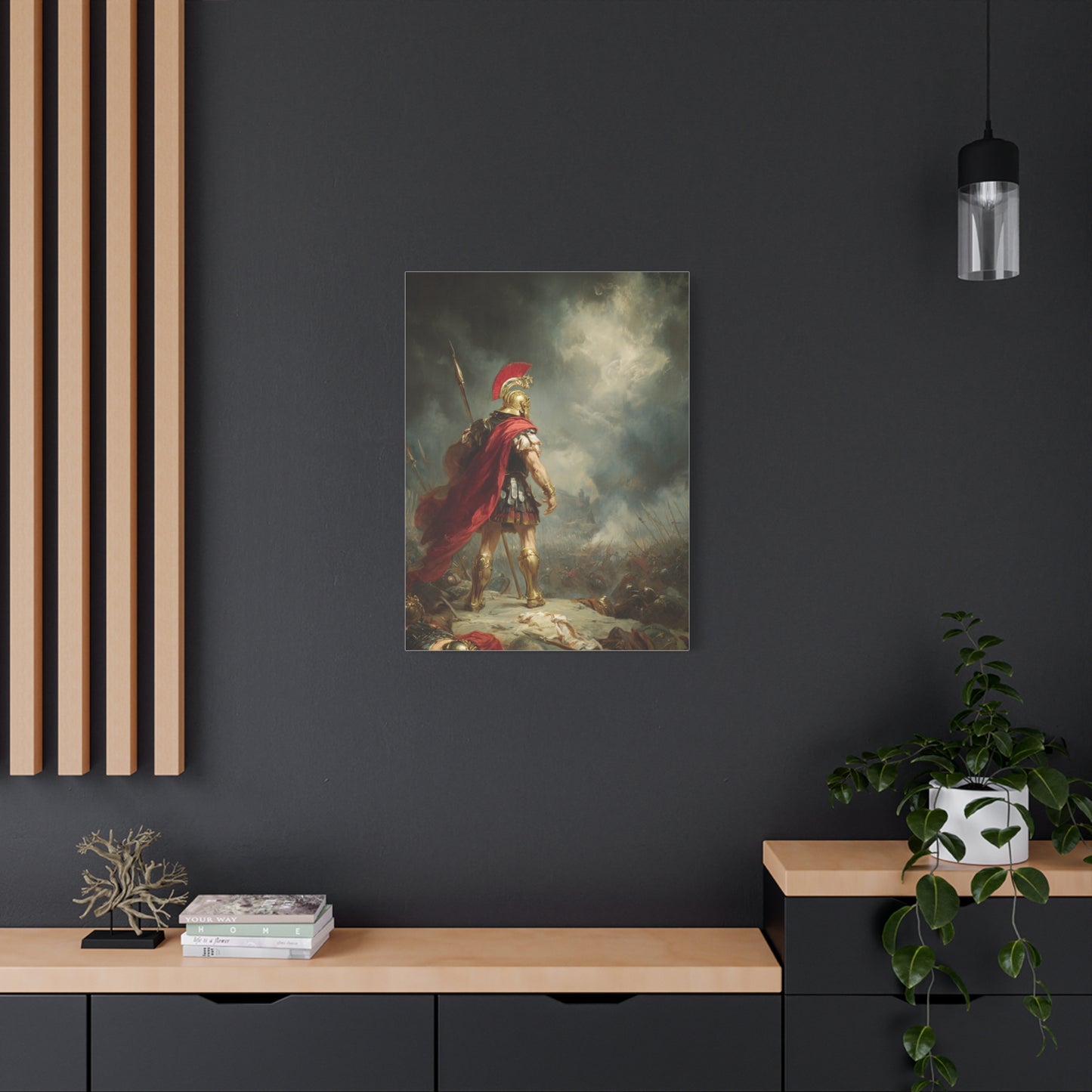 Mars Roman God Of War Battlefield Vision Wall Art & Canvas Print