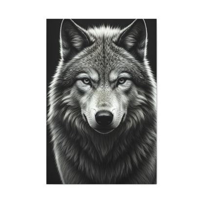 Arctic Wolf Intense Portrait Wall Art & Canvas Prints