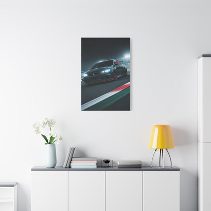 Mitsubishi Lancer Evolution X Circuit Attack Wall Art & Canvas Prints