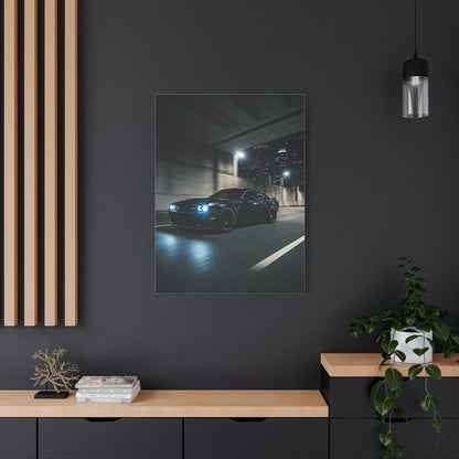 Dodge Challenger SRT Night Tunnel Motion Wall Art & Canvas Prints