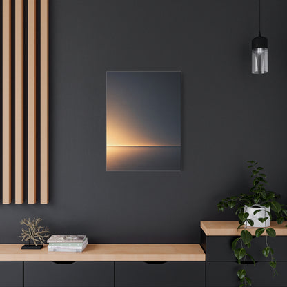 Golden Horizon Gradient Wall Art & Canvas Prints