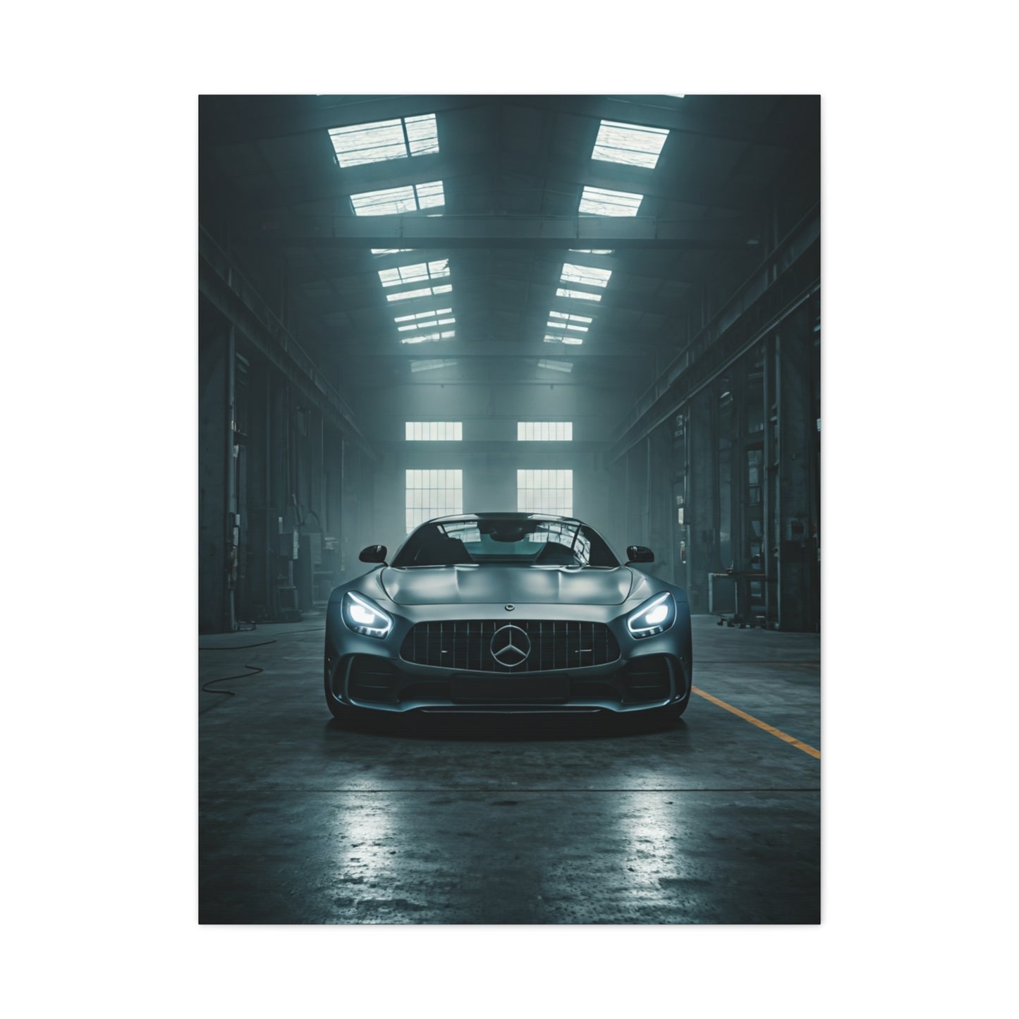 Mercedes AMG GT Mechanical Detailing Scene Wall Art & Canvas Prints