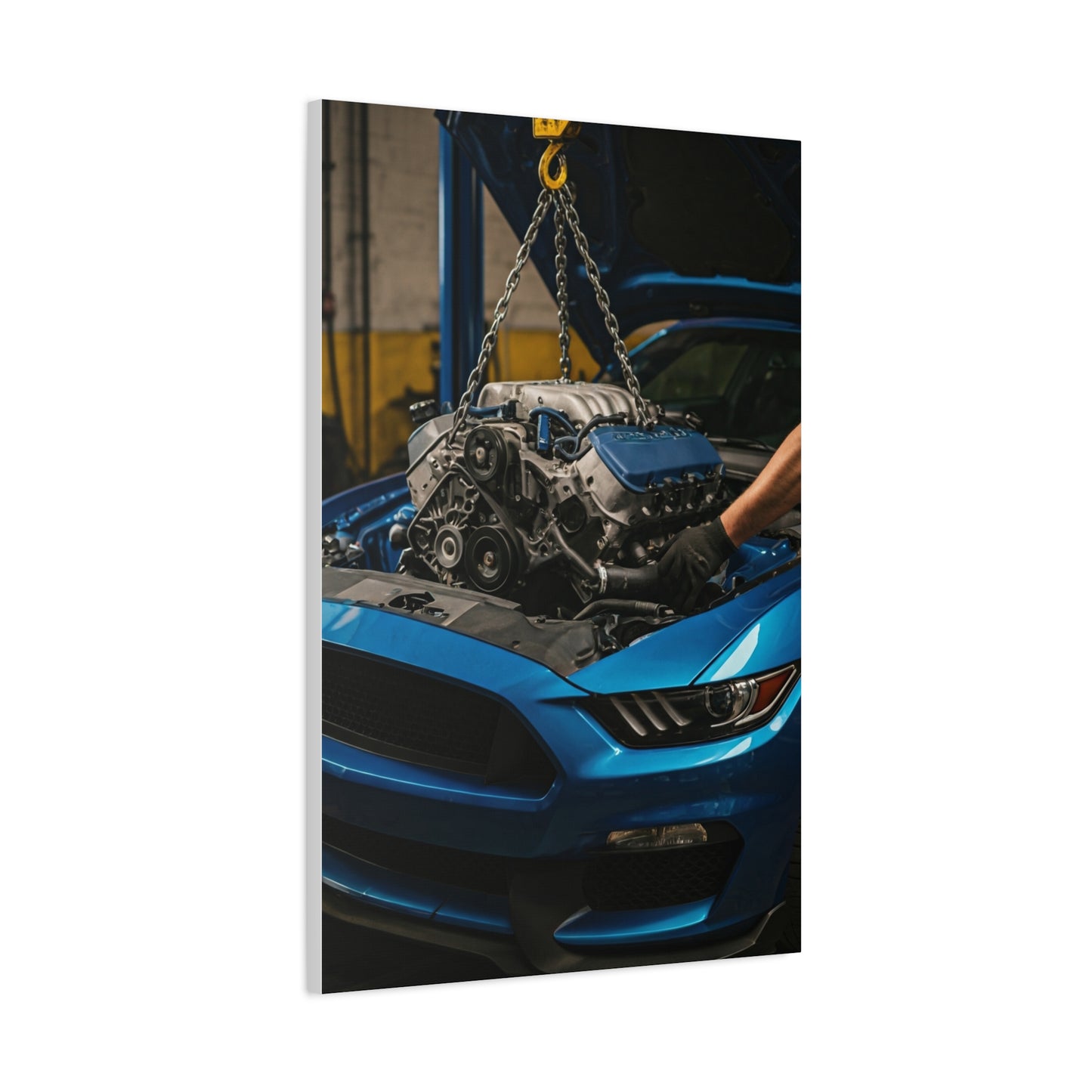 Ford Mustang Shelby GT350 Performance Build Workshop Wall Art & Canvas Prints