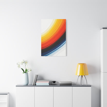 Warm Arc Gradient Abstract Wall Art & Canvas Prints