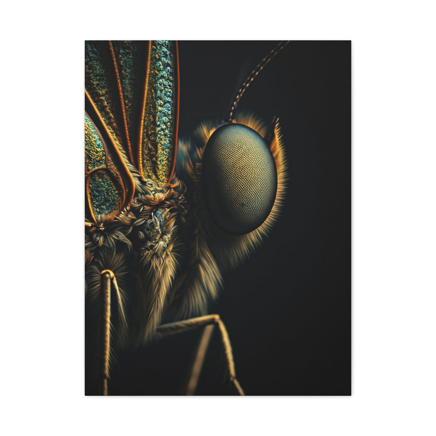 Butterfly Micro Detail Scientific Portrait Wall Art & Canvas Prints
