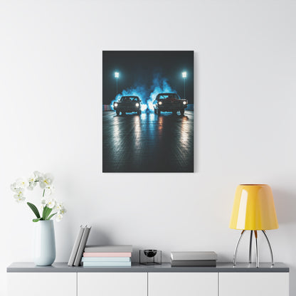 Twin Blower Launch Camaro vs Firebird Wall Art & Canvas Prints